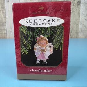 Hallmark Keepsake Ornament Granddaughter Handcrafted Dated 1997